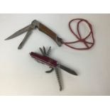 Pocket Knife and Swiss Style Army Knife