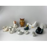 Swans and Other Bird Ornaments