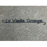 Metal Sign - La Vielle Grange