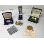 Mayor of London Collectors Coins, Cuff Links, Tie Pin and Military Buttons