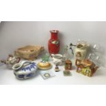 Ceramics and Glassware - Cottageware, Brandy Balloons, Vases, Gracie Fields Jug and Arthur Wood etc