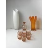 Glassware - Vases, Decanter and Glasses