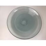 Studio Glass Dish with Possible Kosta Boda Mark - 37cm Diameter