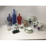 Glassware, Jug and Glasses, Stein, Toast Rack and Horlicks Mixer etc