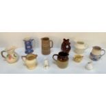 Collection of Jugs - Poole Pottery, Burleigh Dartmouth, Carltonware, Versailles etc