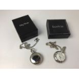 2x Boxed Modern Pocket Watches