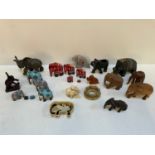 Collection of Elephant Ornaments