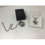 2x Boxed Modern Pocket Watches