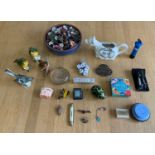 Collectables and Bowl of Buttons