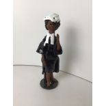 Chelsea Pottery 1970's Studio Pottery Figure by David Rawnsley and Joyce Morgan - 24 cm High