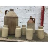 Collection of Stoneware Pots