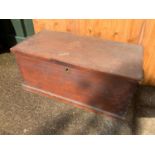 Victorian Pine Blanket Box