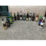 Various Bottles of Alcohol - Wine and Spirits