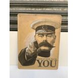 Reproduction Sign - Your Country Needs You