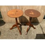 Pair of Inlaid Wine Tables