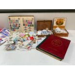 Maps, Stamp Album and Stamps