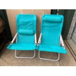 Pair of Folding Garden Chairs