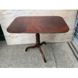 Mahogany Tilt Top Table