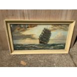 Framed Ship Print