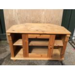 Pine TV Cabinet - 89cm x 52cm x 54cm