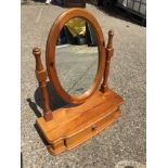 Pine Dressing Table Swing Mirror