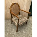 Small Cane Backed Armchair