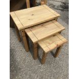 Mexican Pine Nest of Tables