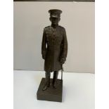 Peter Hicks Cold Cast Bronze Military Figure - 25cm High