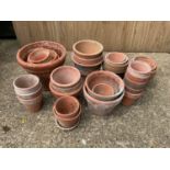 Quantity of Terracotta Flower Pots
