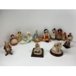 Border Fine Arts Beatrix Potter Figurines and National Costume Dolls etc