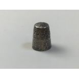 Silver Thimble Chester 1909 by Charles Horner