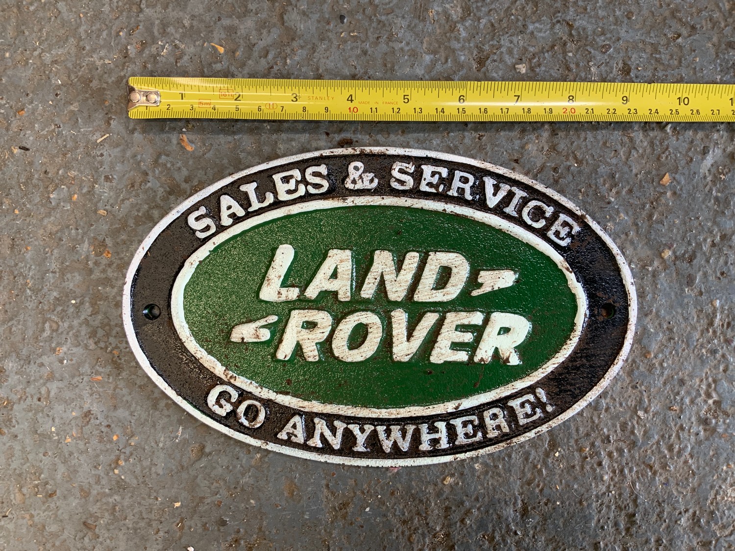 Metal Sign - Land Rover