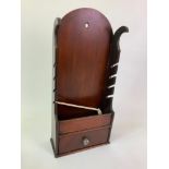 Mahogany Church Warden Clay Tobacco Pipe Rack - 59cm x 27cm x 12cm