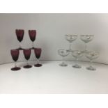 Set of 5x Babycham Glasses and Other