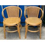 Pair of Cane Chairs