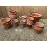 Quantity of Terracotta Flower Pots