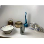 Nankin Bowl, Biscuit Barrel and Vases etc