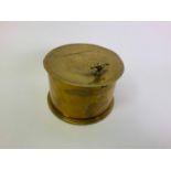 WWI Trench Art Tobacco Box - Ypres Royal Engineers 1917