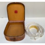 Leather Collar Box and Contents - Collars