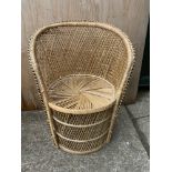 Round Wicker Chair