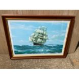 Framed Ship Print