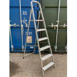 Folding Six Tread Aluminium Ladder