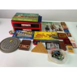 Vintage Games, Marbles and Playing Cards