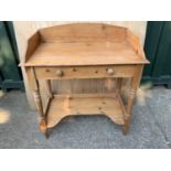 Pine Washstand - 80cm x 46cm x 87cm