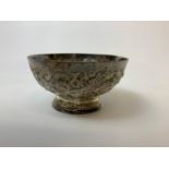 Silver Bowl Believed to be 17th Century - Marks Rubbed - 145gms - 14cm Diameter