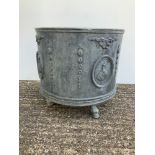 Lead Planter - 34cm Diameter x 31cm High