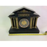 Victorian Slate Architectural Mantel Clock