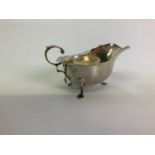 Silver Sauce Boat - 120gms