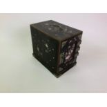 Chinese Jewellery Cabinet - 11cm W x 18cm D x 16cm H