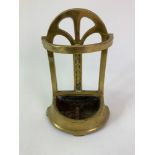 Cast Iron and Brass Victorian Door Stop in the form of a Stick Stand - 26cm High